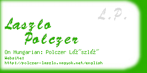 laszlo polczer business card